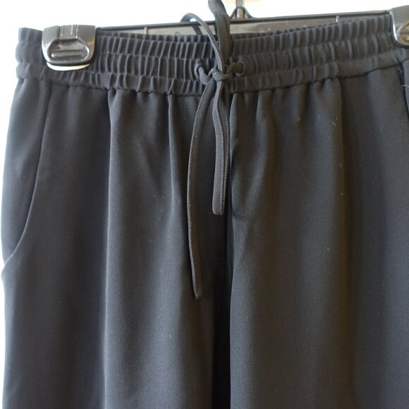 J.Crew 03341 black mid rise elastic waist drawstring drapey pants pockets 00 XXS - Picture 6 of 13